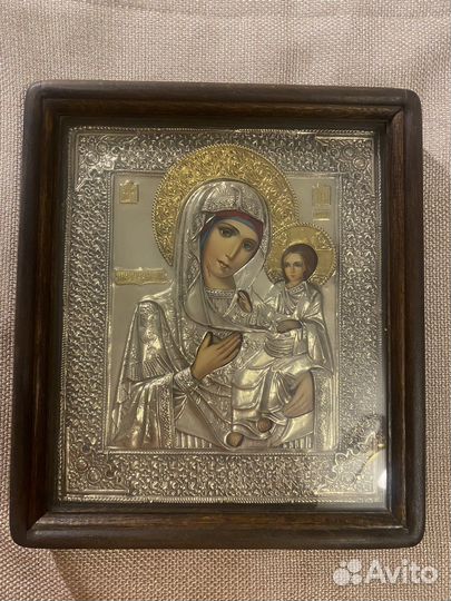 Икона Иверская В окладе