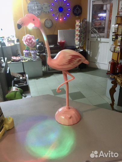 Светильник настольный «Розовый фламинго»