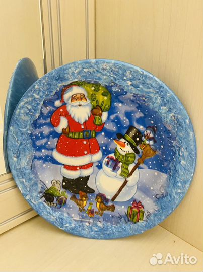Поделка ручной работы» Тарелочка Новогодняя»