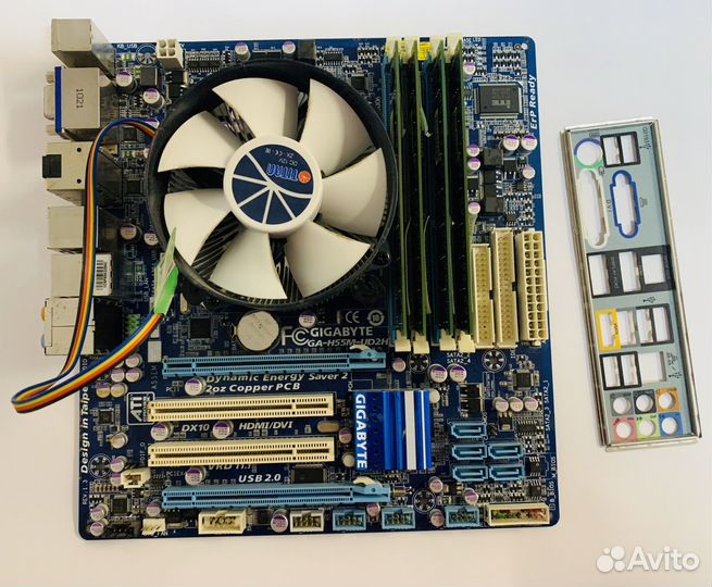 Материнская плата 1156 c i5 660 16gb dd3