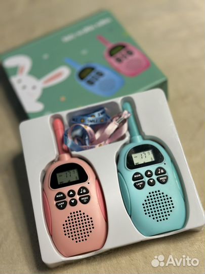 Рации для детей подарочный набор,связь до 3 км