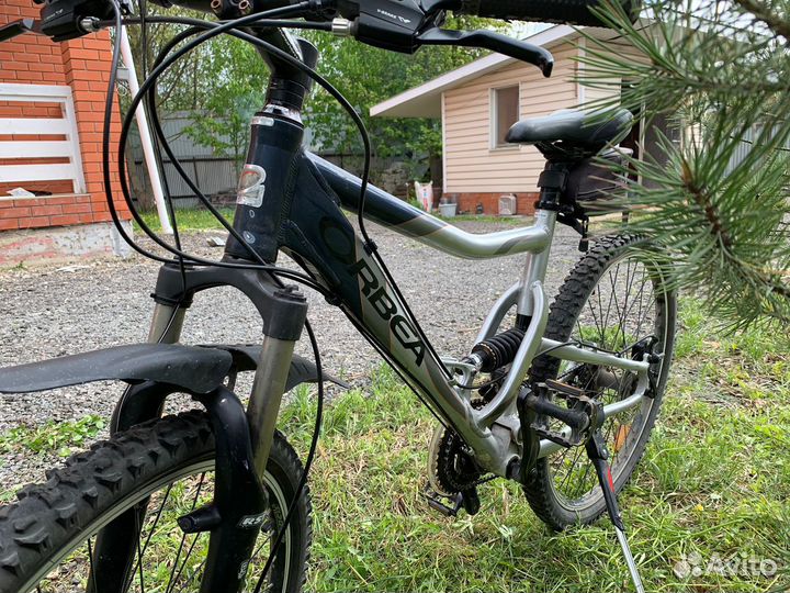 Горный двухподвесный велосипед orbea max flow