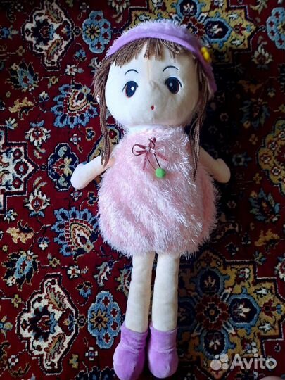 Кукла большая мягкая, игрушка-подушка