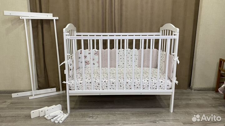 Детская кроватка + матрас