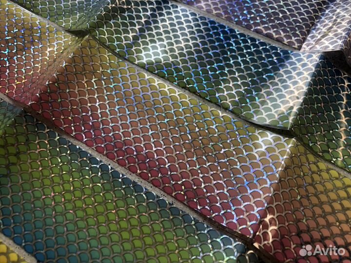 Фольга 10 лент для дизайна ногтей за все