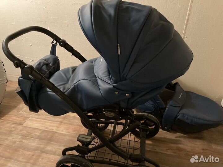 Коляска 2 в 1 эко кожа