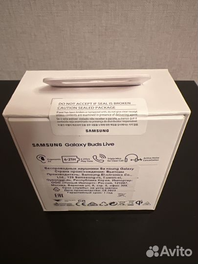 Новые наушники Samsung Galaxy Buds Live