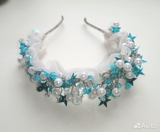Ободок, диадема, снежинка - льдинка