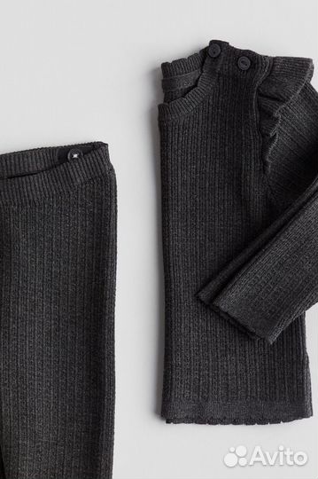 Вязаный костюм для девочки hm 74, 80, 86, 92