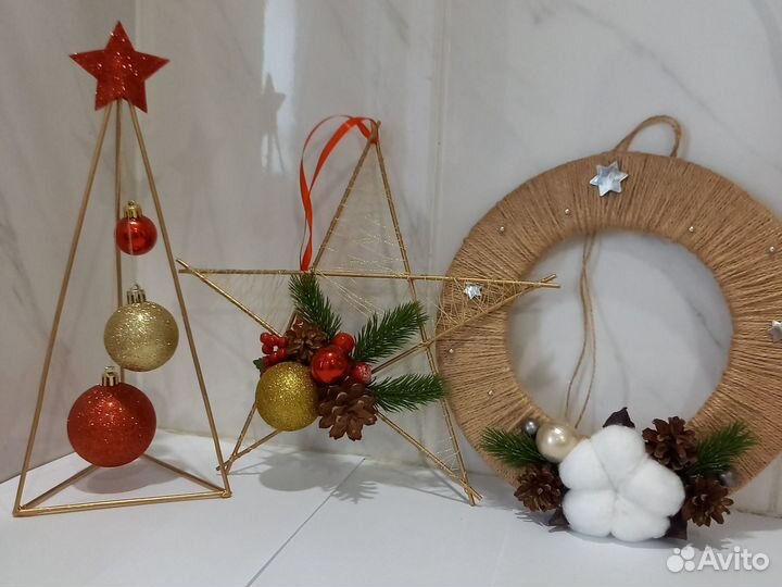 Новогодние поделки в детский сад/ школу