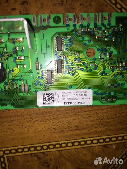 Плата управления для Electrolux EWT 1011