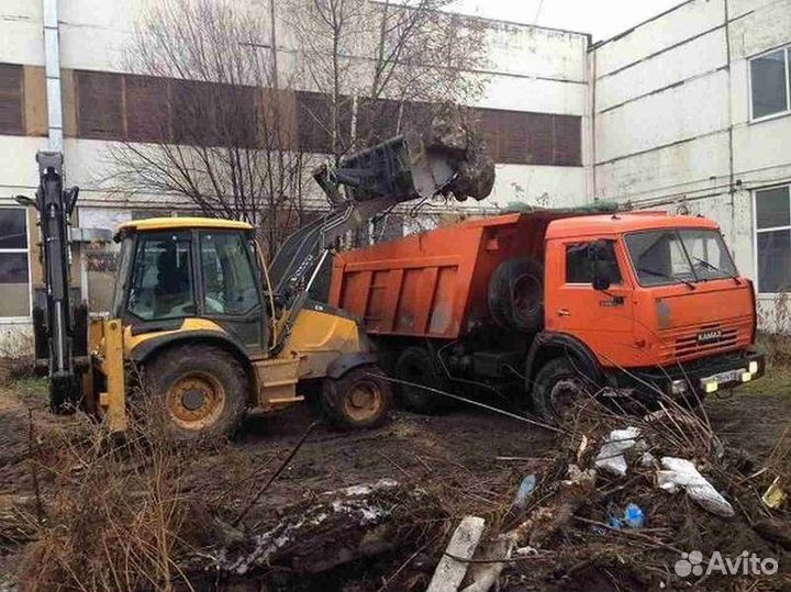 Уборка, планировка участка вручную и спецтехникой