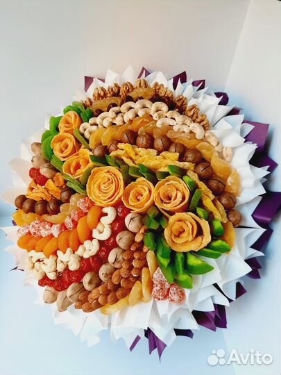 Съедобный букет/ 1 сентября/ сухофрукты