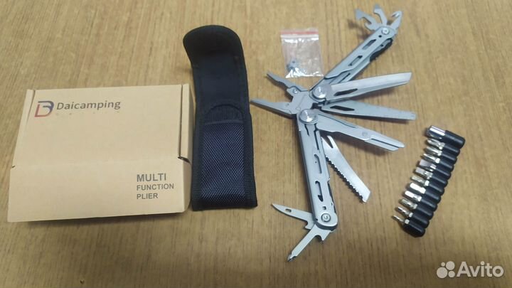 Мультитул Daicamping DL2 и DL10 с битами и чехлом