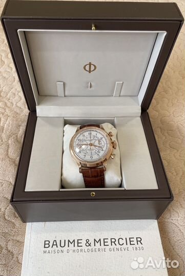 Мужские золотые часы Baume & Mercier Capeland