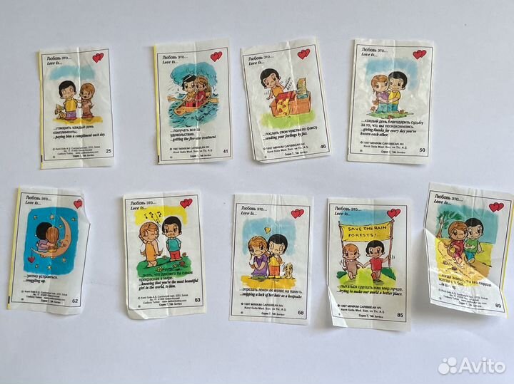 Вкладыши love is