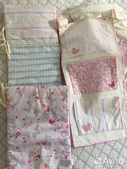 Комплект постельного белья, бортики Mothercare