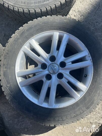 Литые диски r 16 5 114 3 оригинал королла