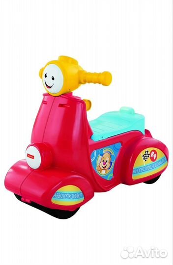 Обучающий скутер каталка машинка Fisher Price