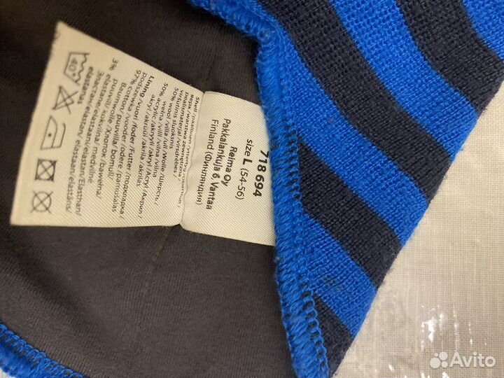 Lassie шапка-шлем (синие полосы)