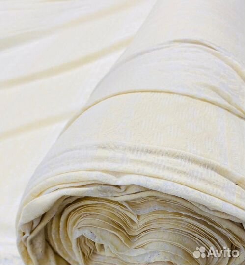 Ткань Деворе Бежевый Орнамент