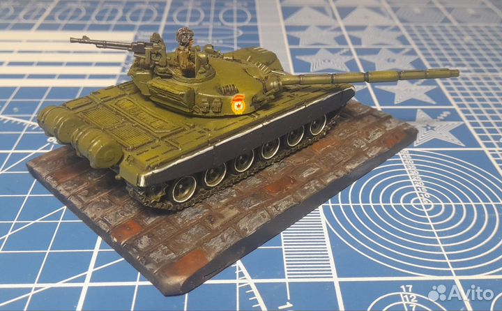Масштабная модель - танк Т-72А