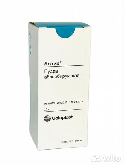 019075 Пудра абсорбирующая Coloplast Brava