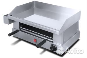 Поверхность жарочная hurakan с грилем саламандра h