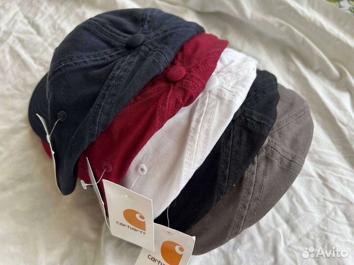 Кепка бейсболка Carhartt WIP бордовая