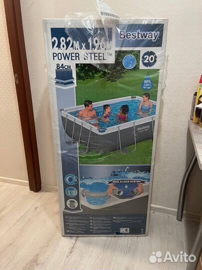 Бассейн Bestway Power Steel 56629, 282х84х196 см