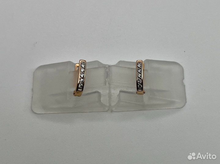 Золотые серьги 585 пробы