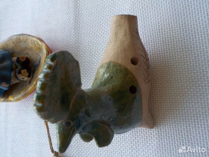 Сувениры игрушки СССР глина стекло дерево металл