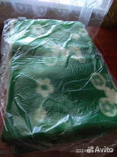 Одеяло детское шерстяное новое