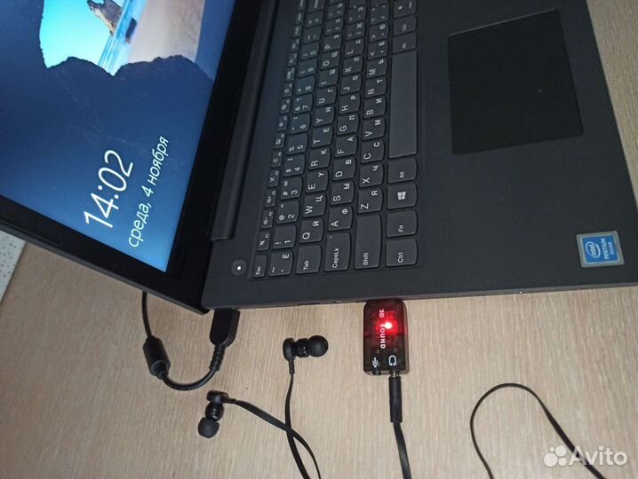 Внешняя USB звуковая карта для ноутбука, компьютер