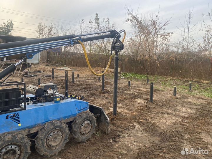 Винтовые сваи под ключ