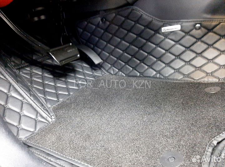 3d 5д коврики из экокожи