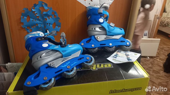 Роликовые коньки детские раздвижные