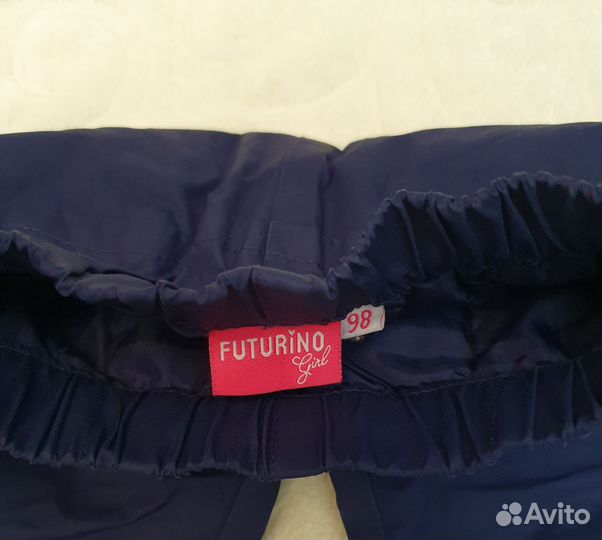 Утепленные брюки для девочки 98