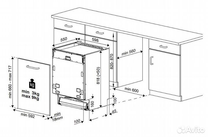 Посудомоечная машина grundig gnvp4551PW