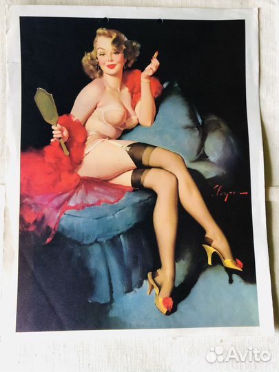 Лист календаря 1959 г постеры винтаж pin-up