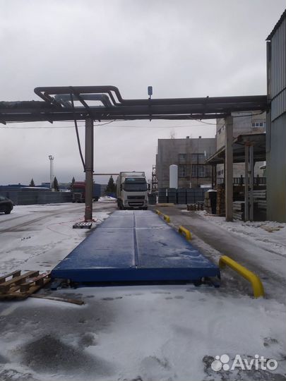 Автовесы со сплошной платформой 40 тонн 10 метров