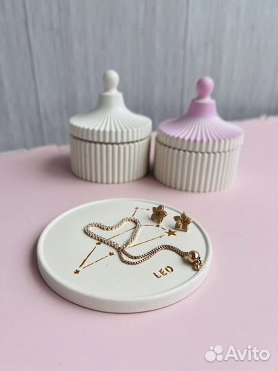 Поднос из гипса