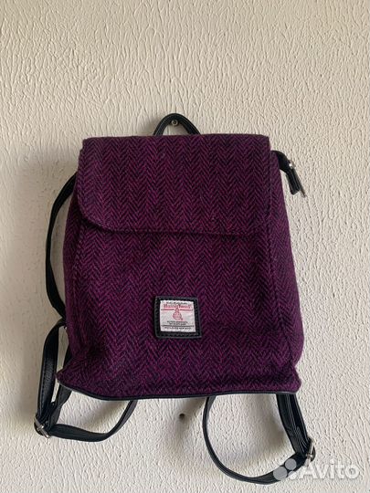 Рюкзак твидовый Harris Tweed оригинал y2k 2000s