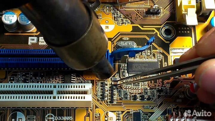 Ремонт материнских плат / Прошивка микросхем