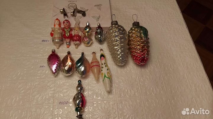 Елочные игрушки СССР