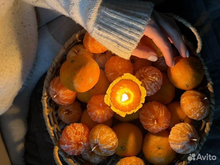 Свечи мандаринки