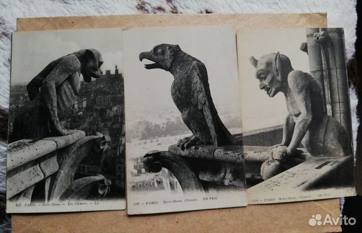 Старинные открытки Франция Куба Вьетнам Германия