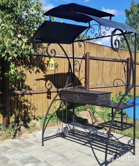 Мангал с печью от производителя