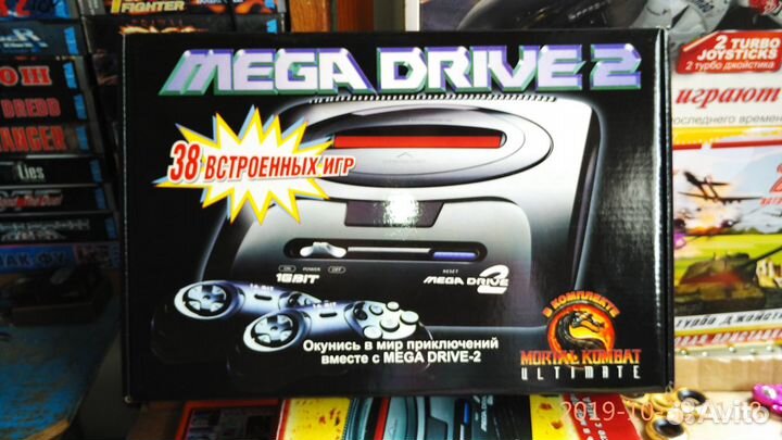 Легендарная игровая приставка Сега мегадрайв