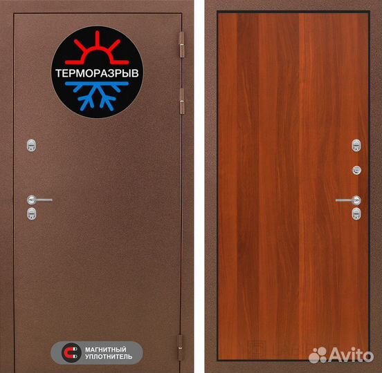 Дверь входная с терморазрывом новая